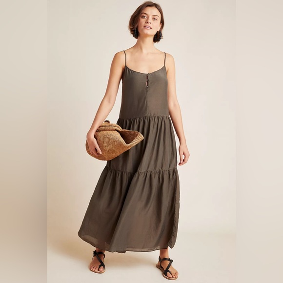 ✨Host Pick✨ ANTHROPOLOGIE | Simone Tiered Maxi Dress | size XSmall - Picture 3 of 6